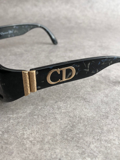 Christian Dior Logo Sunglasses Black Vintage 8p6jj3