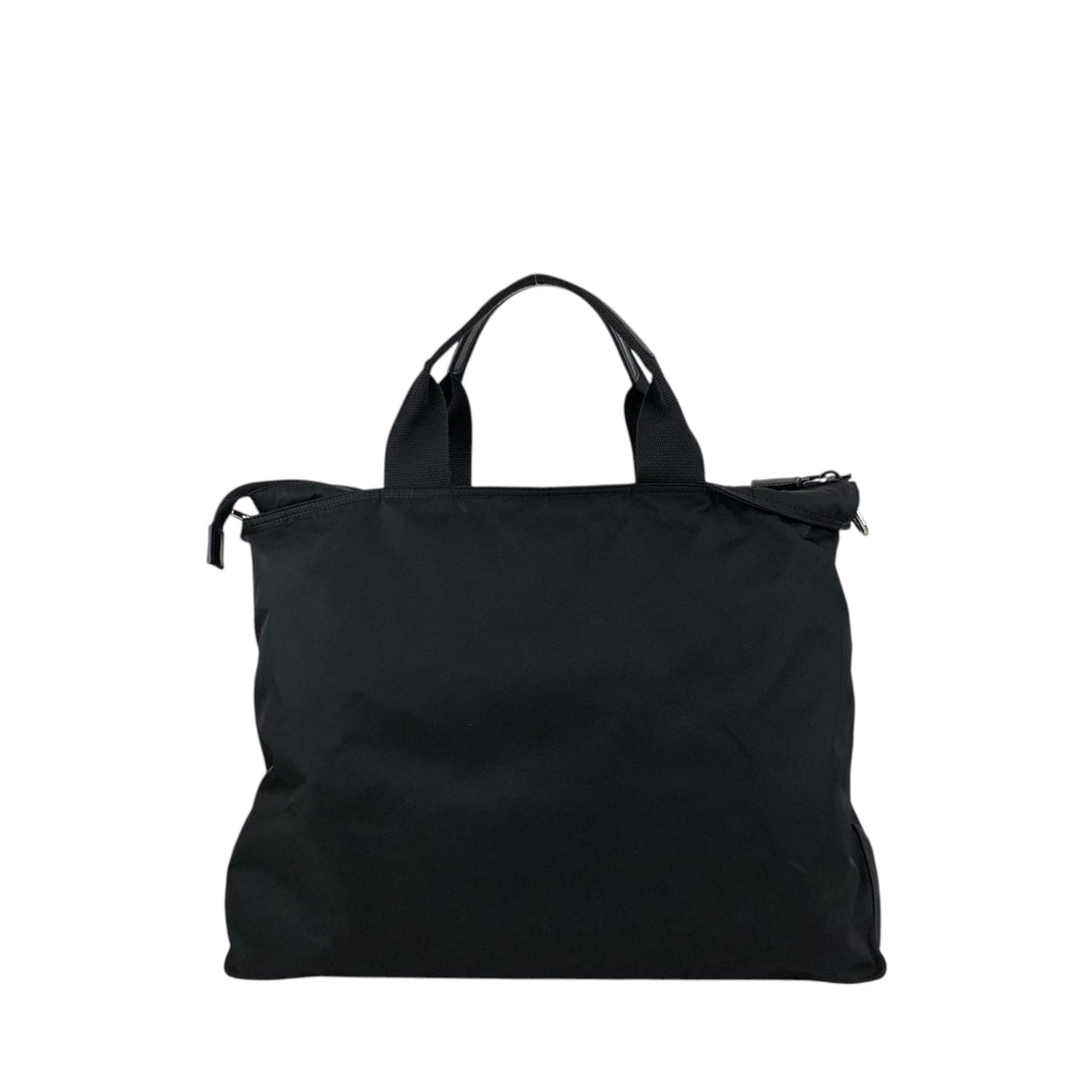 PRADA Tessuto Triangle Logo Two-way Totebag Shoulder bag Black Vintage zdgz8g