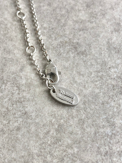 Vivienne Westwood Necklace Silver Vintage 2pmsie