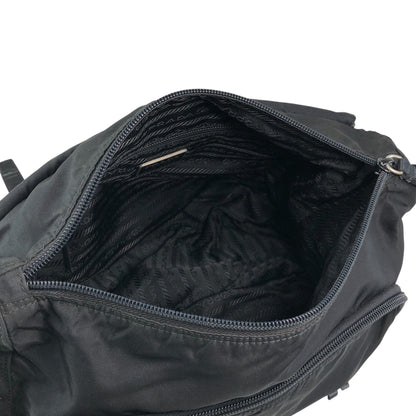 PRADA Tessuto Triangle Logo Shoulder bag Black Vintage 2i7imi