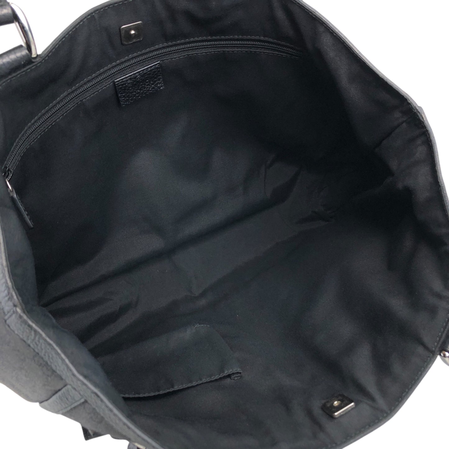 GUCCI GG Canvas Handbag Totebag Black 268639 Vintage jjx8f3