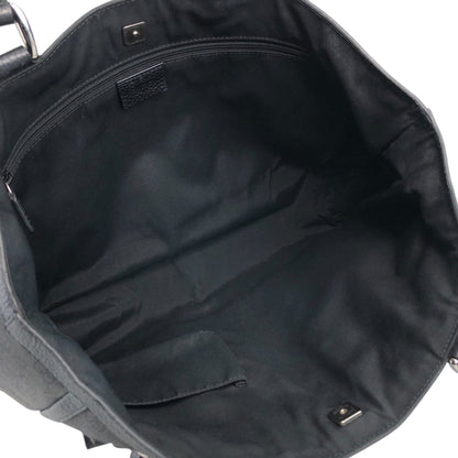 GUCCI GG Canvas Handbag Totebag Black 268639 Vintage jjx8f3