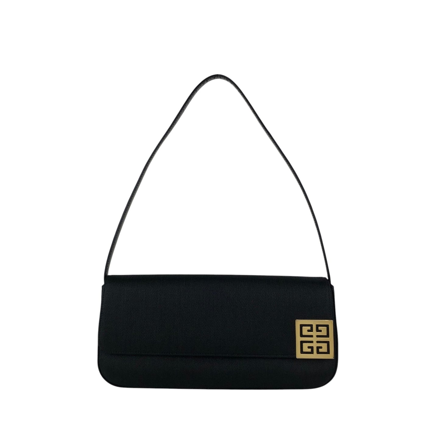 GIVENCHY Logo Small Handbag Black Vintage nkmrr6