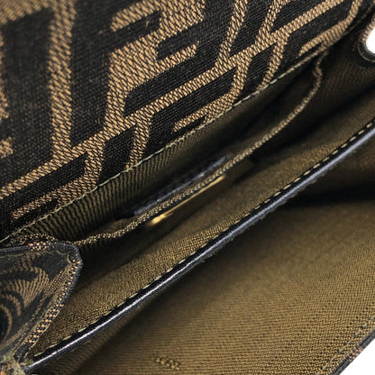 FENDI Zucca Lock Shoulder bag Brown Vintage mbiimu