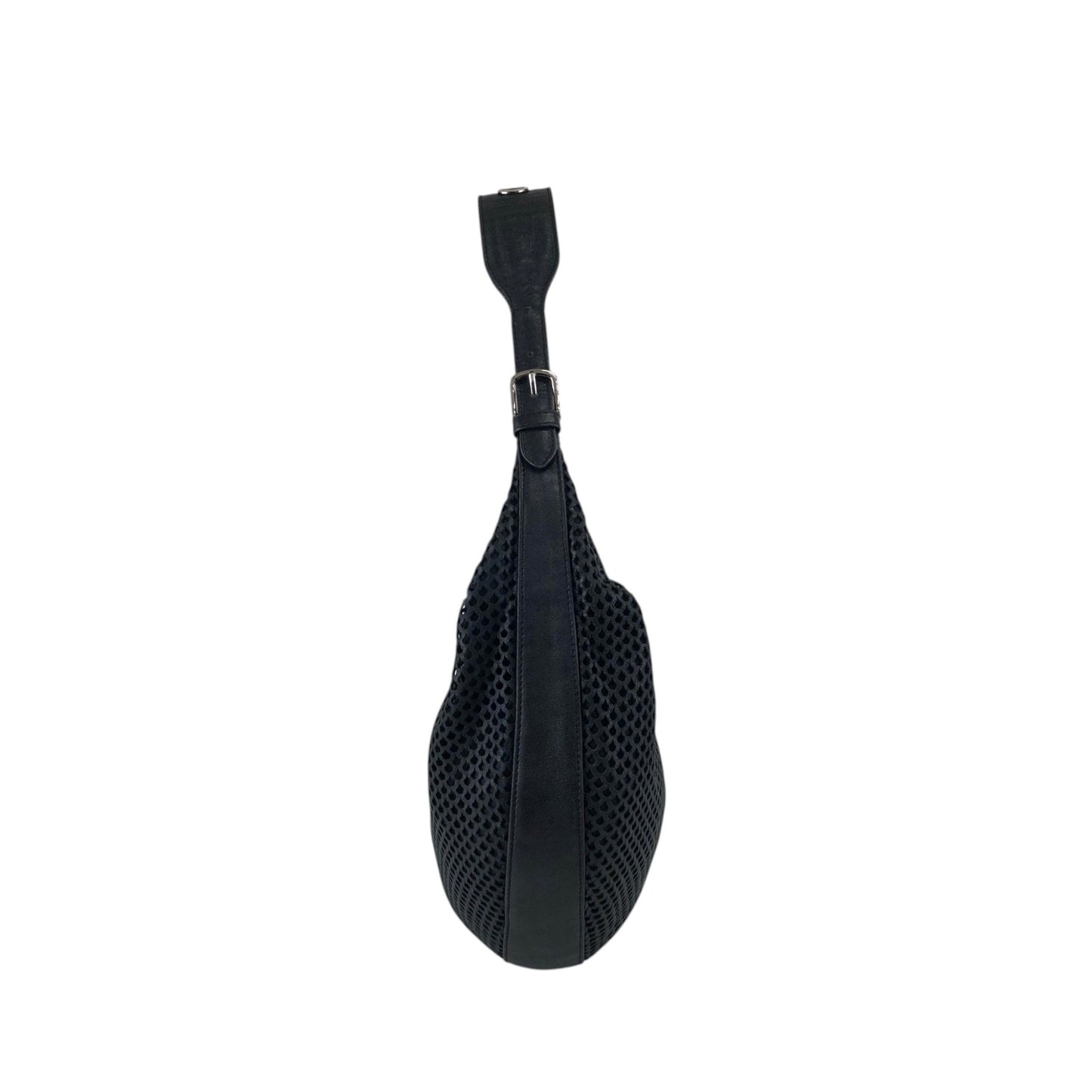 Christian Dior CD Logo Shoulder bag Hobobag Black Vintage psjdu3