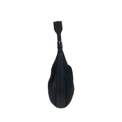 Christian Dior CD Logo Shoulder bag Hobobag Black Vintage psjdu3