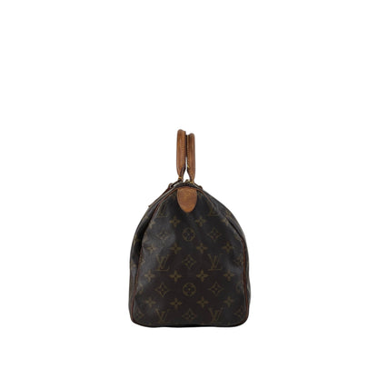 LOUIS VUITTON Monogram Small Boston bag Handbag Brown Vintage v6mtpu