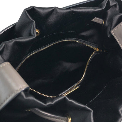 Salvatore Ferragamo Drawstring Shoulder bag Gray Vintage de3dye