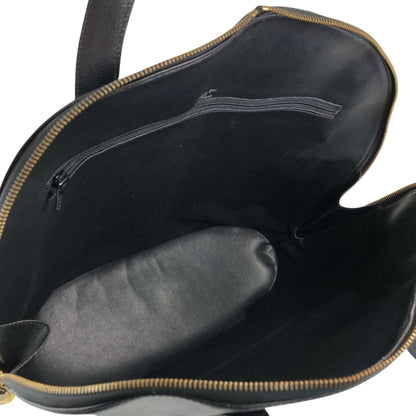 Christian Dior CD Logo Turn Lock Shoulder bag Black Vintage 7ng3ku