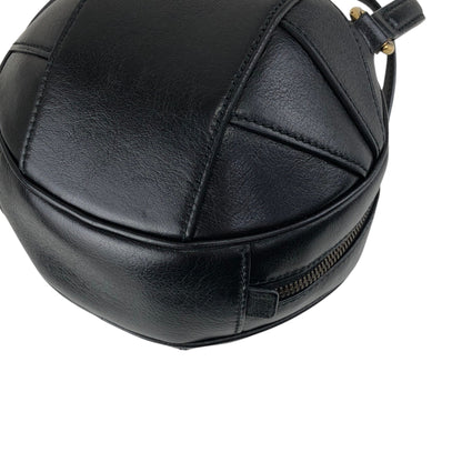 GUCCI GG Logo Shoulder bag Black Vintage ym72ux