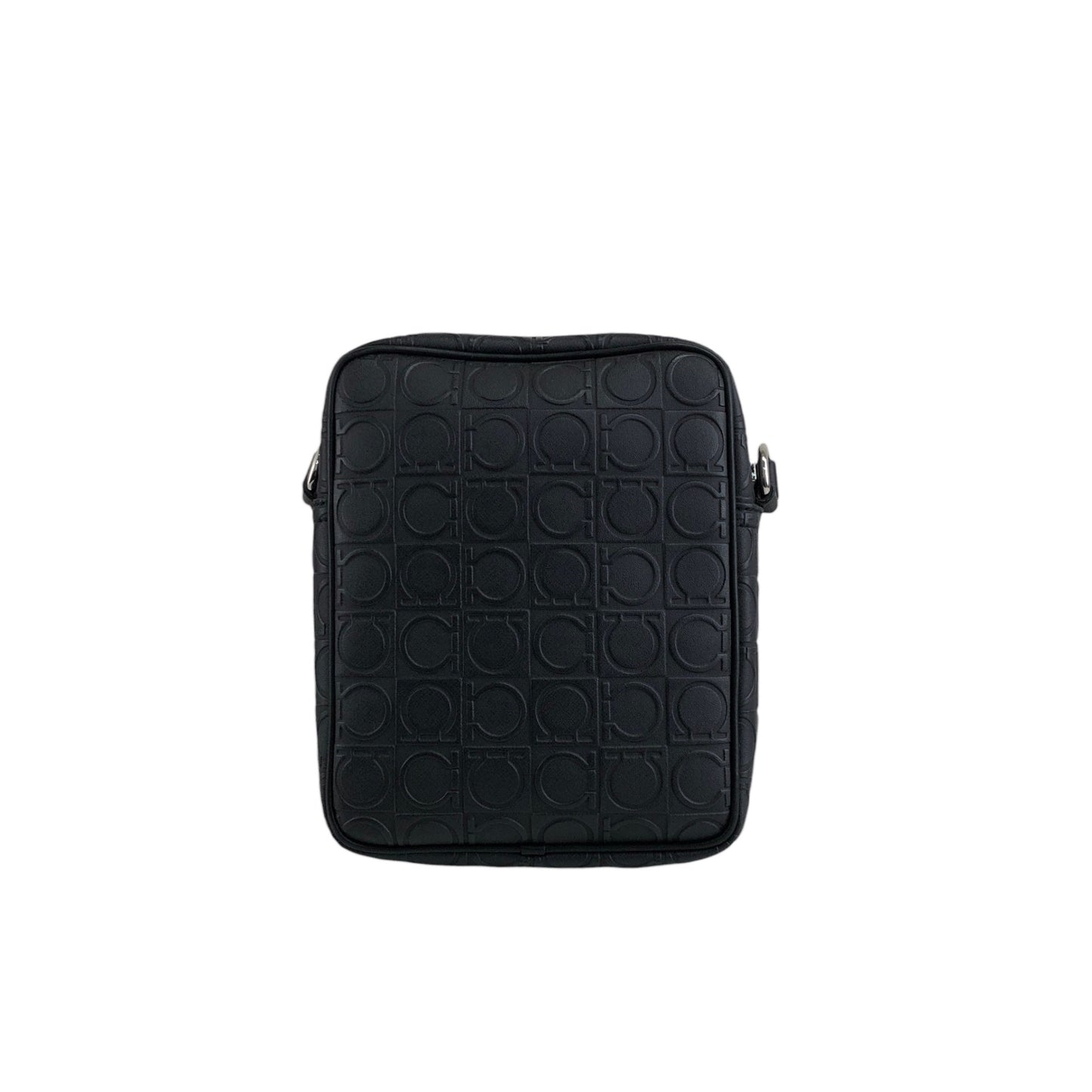 Salvatore Ferragamo Gancini Small Shoulder bag Black Vintage fxkbbr
