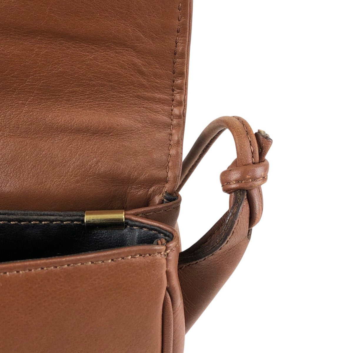 CELINE Blason Shoulder bag Brown Vintage c75hyk