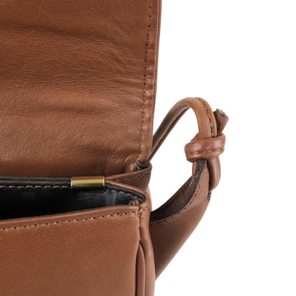 CELINE Blason Shoulder bag Brown Vintage c75hyk