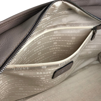LOEWE Amazona36 Anagram Handbag Boston bag Gray Vintage mhy4fx