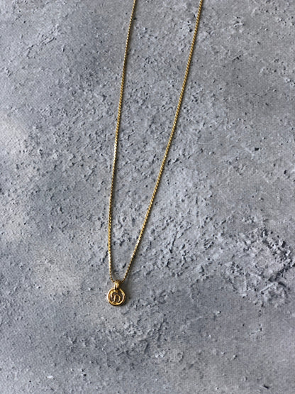 Christian Dior CD 標誌項鍊金色復古 h8hprh 