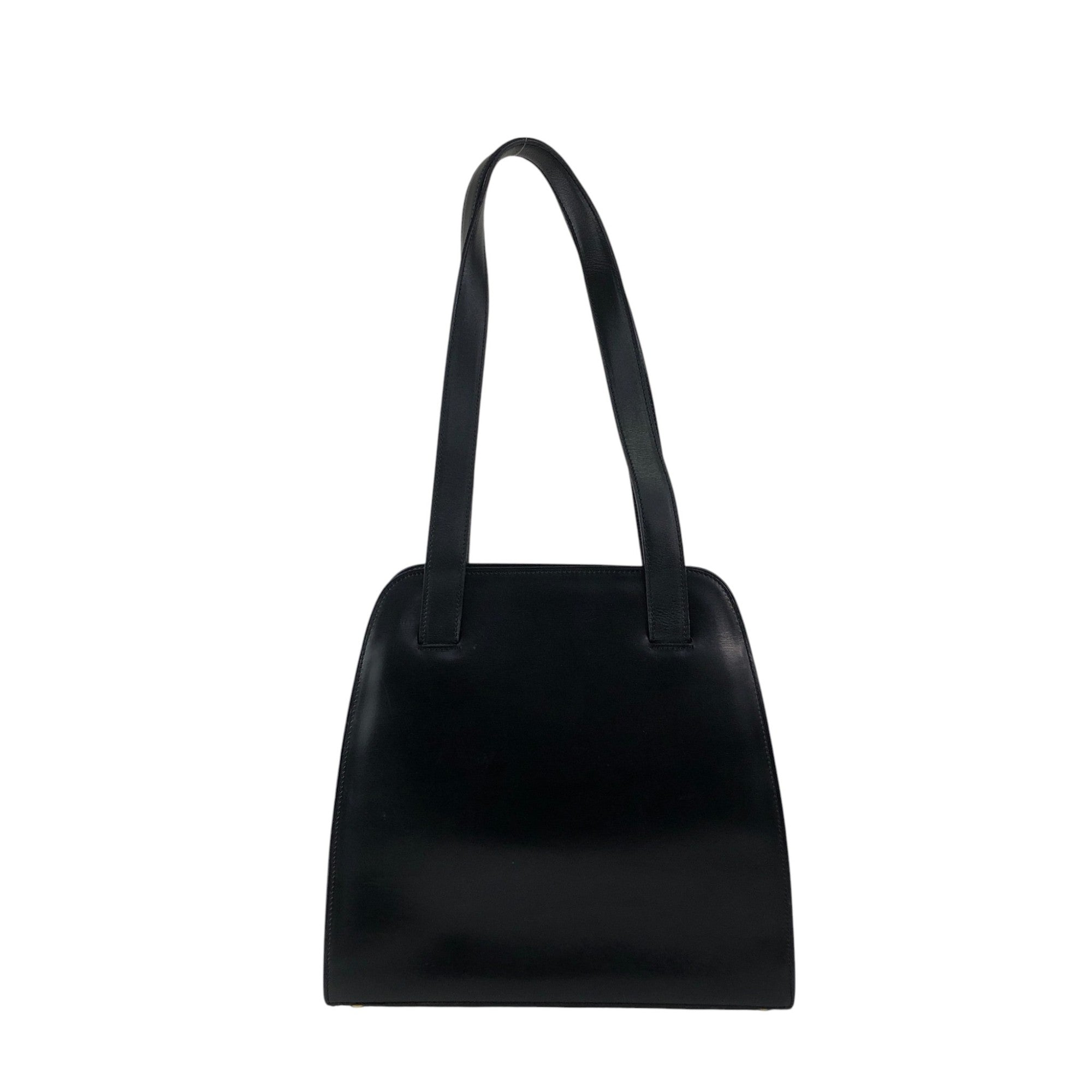 CELINE Gancini Handbag Black Vintage skvha5 – VintageShop solo