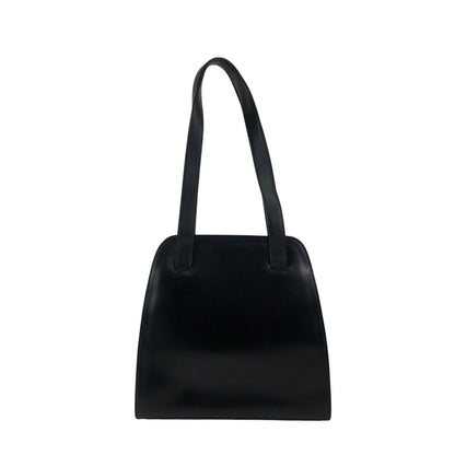 CELINE Gancini Handbag Black Vintage skvha5