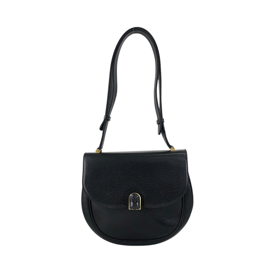 GUCCI Bamboo Shoulder bag Black Vintage g6iek4