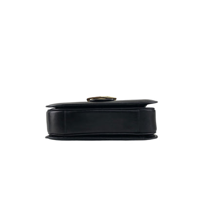 CELINE Horse Carriage Crossbody Shoulder bag Black Vintage mimnwz
