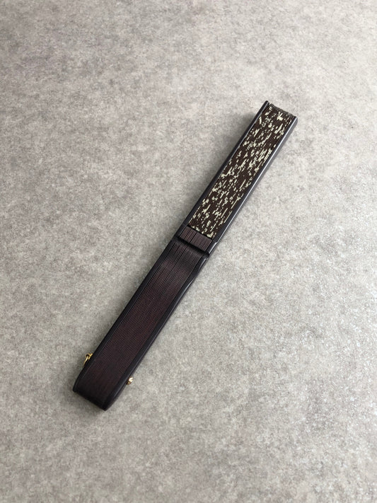 CELINE Hand fan Brown Vintage 2arjak