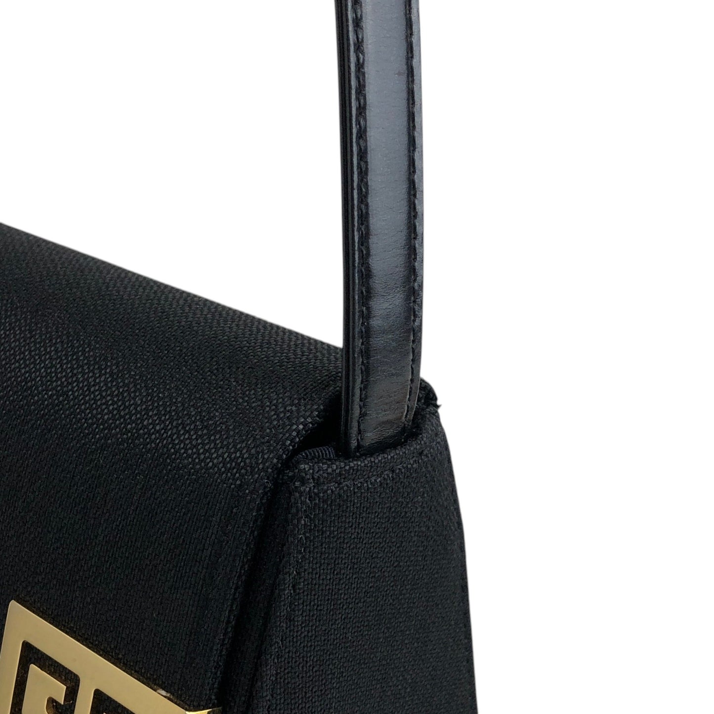 GIVENCHY Logo Small Handbag Black Vintage nkmrr6