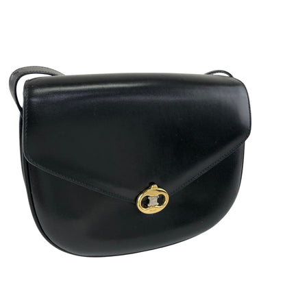 CELINE Blason Shoulder bag Black Vintage a6pwvz