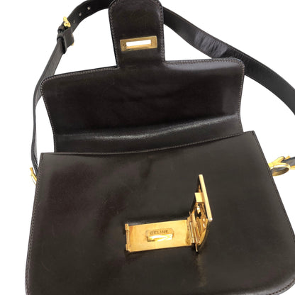 CELINE Horse Carriage Shoulder bag Brown Vintage g8etta