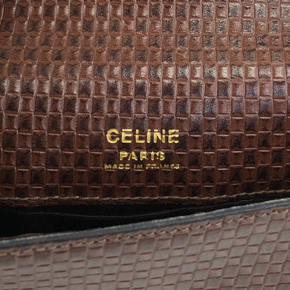 CELINE Triomphe Small Shoulder bag Brown Vintage mgieg8