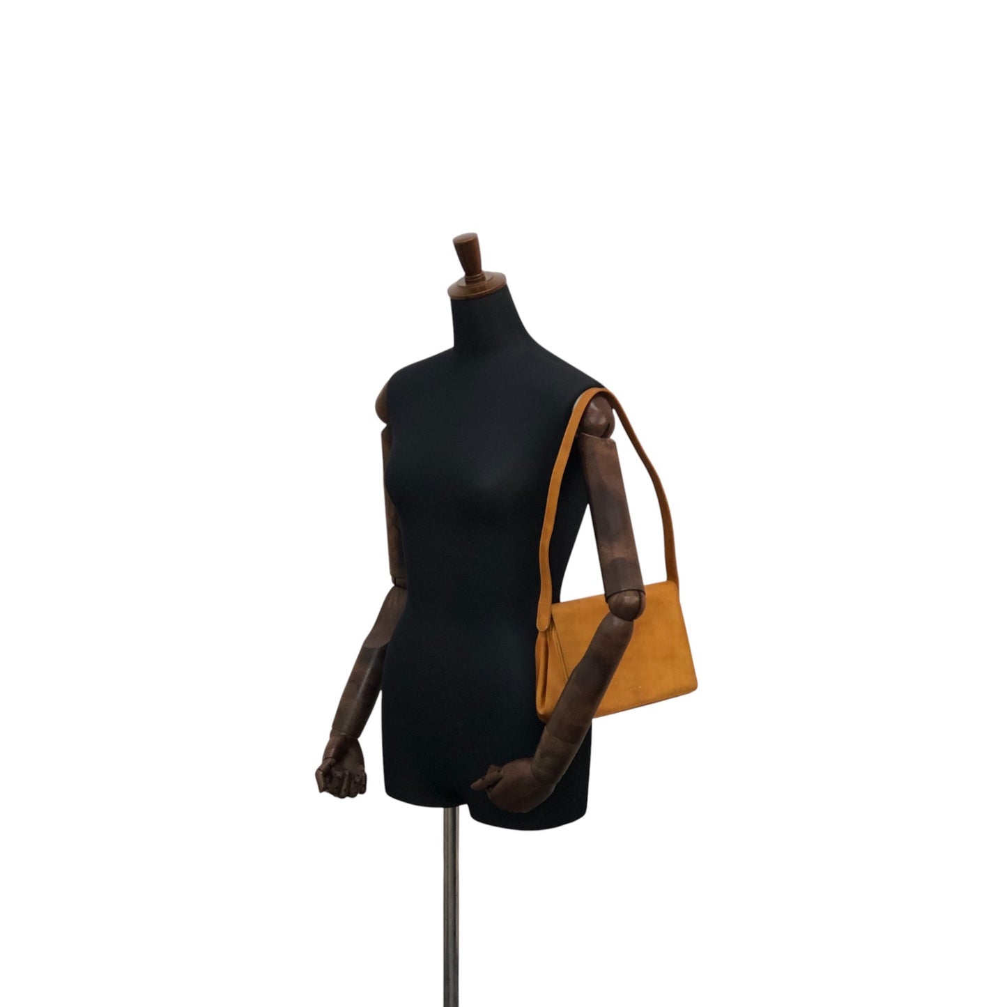 PRADA Logo Shoulder bag Orange Vintage j4ytxn