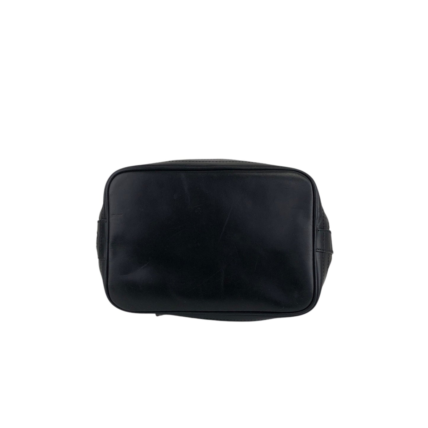 CELINE Macadam Blason Drawstring Shoulder bag Black Vintage mujneu