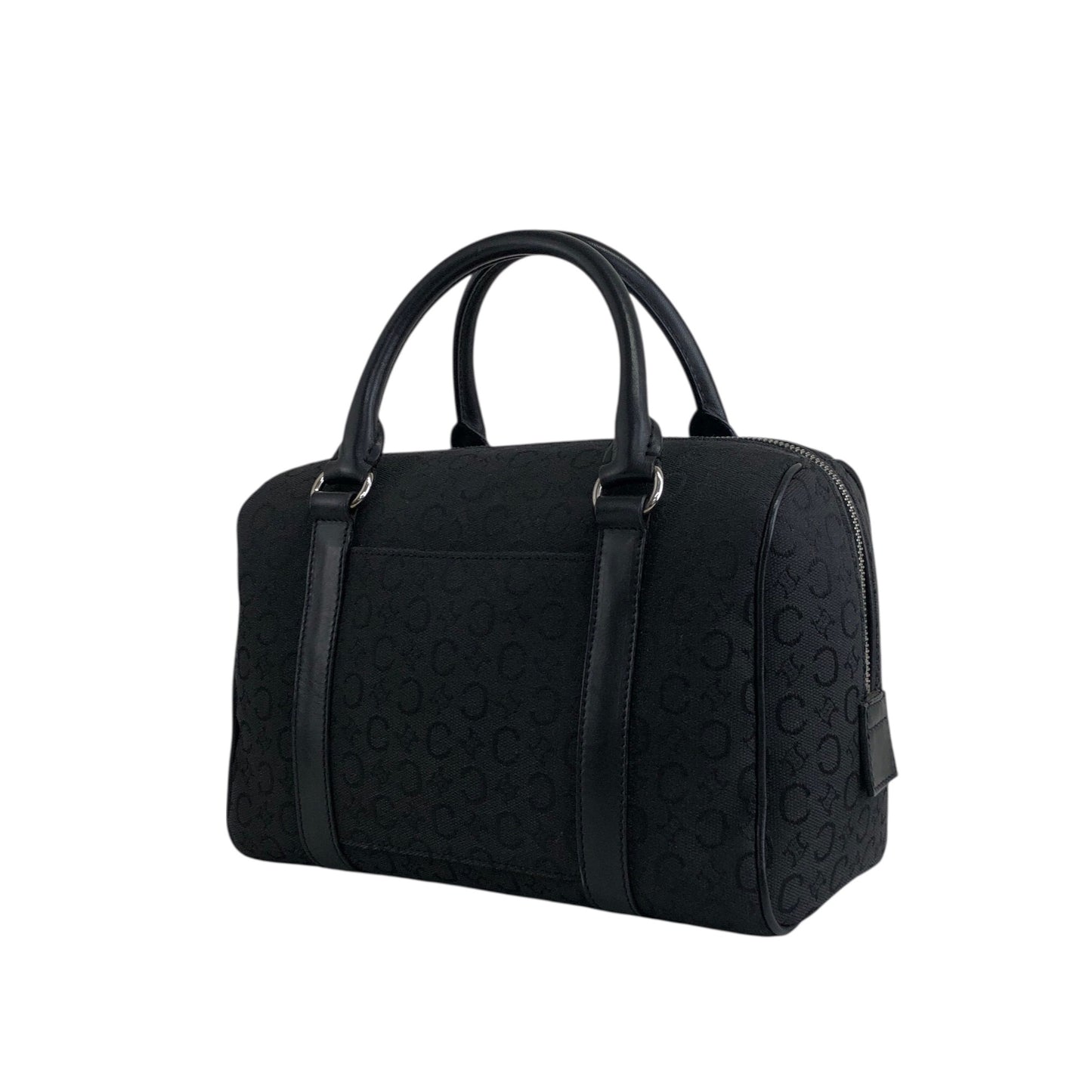 CELINE Small Boston bag Handbag Black Vintage w8thgk
