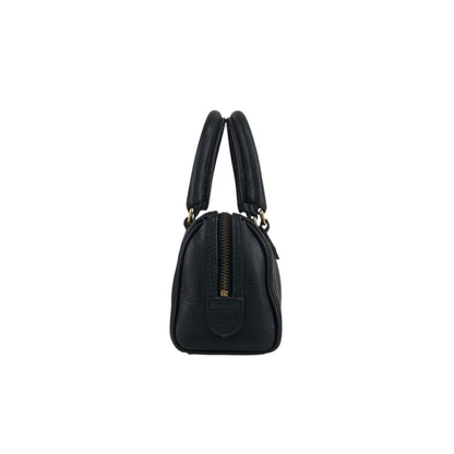 CELINE Two-way Handbag Shoulder bag Black Vintage 2j4avv