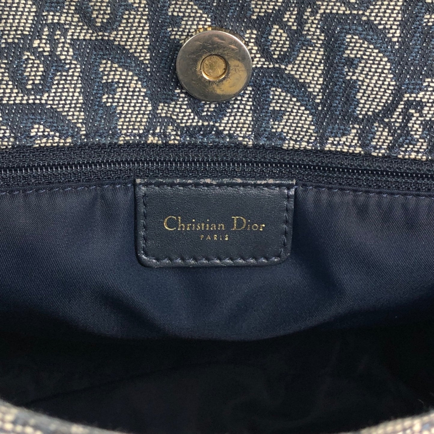 Christian Dior Trotter Totebag Navy Vintage hhwgat