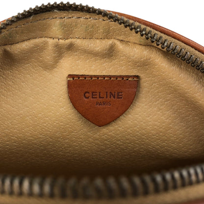 CELINE Macadam  Blason Shoulder bag Brown Vintage t4wybd