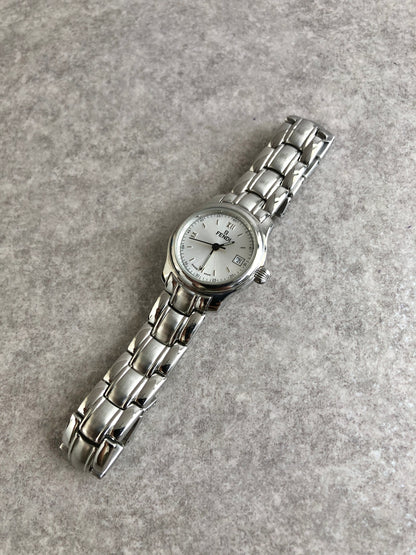FENDI Quartz Watch Silver 210L Vintage 7n3fw5