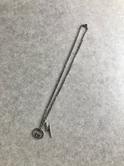 GUCCI GG SILVER925 Necklace Silver Vintage b87wbj