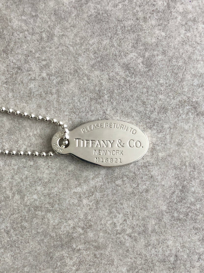 Tiffany & Co. SILVER925 Necklace Silver Vintage mxv8tz
