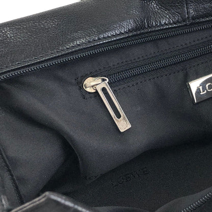 LOEWE Anagram Handbag Black Vintage sf28ij