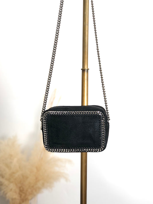 Stella McCartney Chain Shoulder bag Black Vintage cps2bs