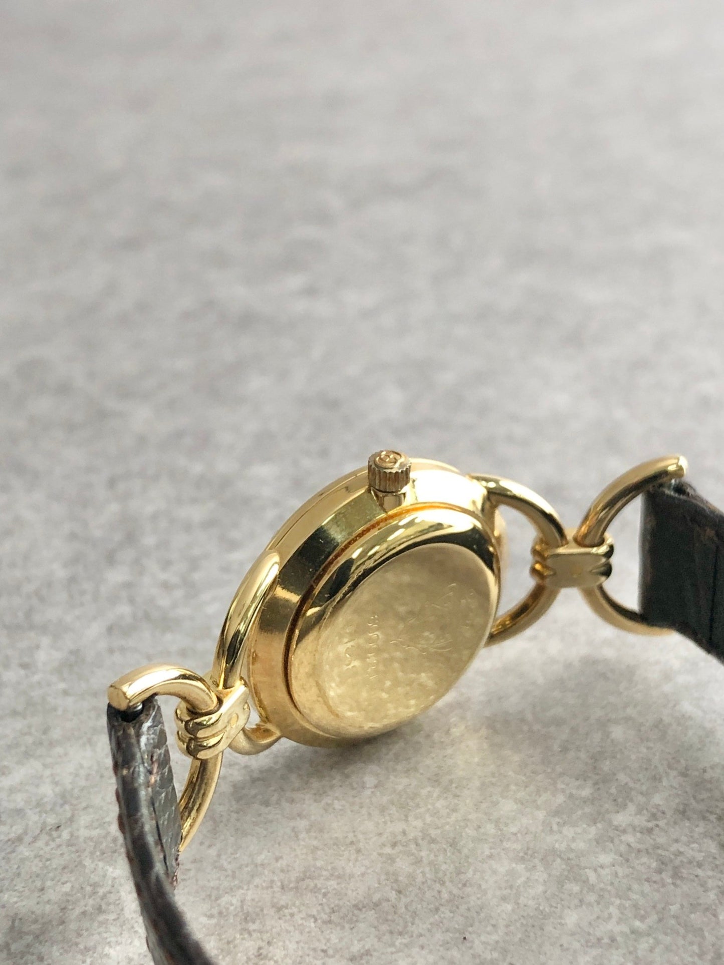 GUCCI Watch Brown Vintage zvytwv