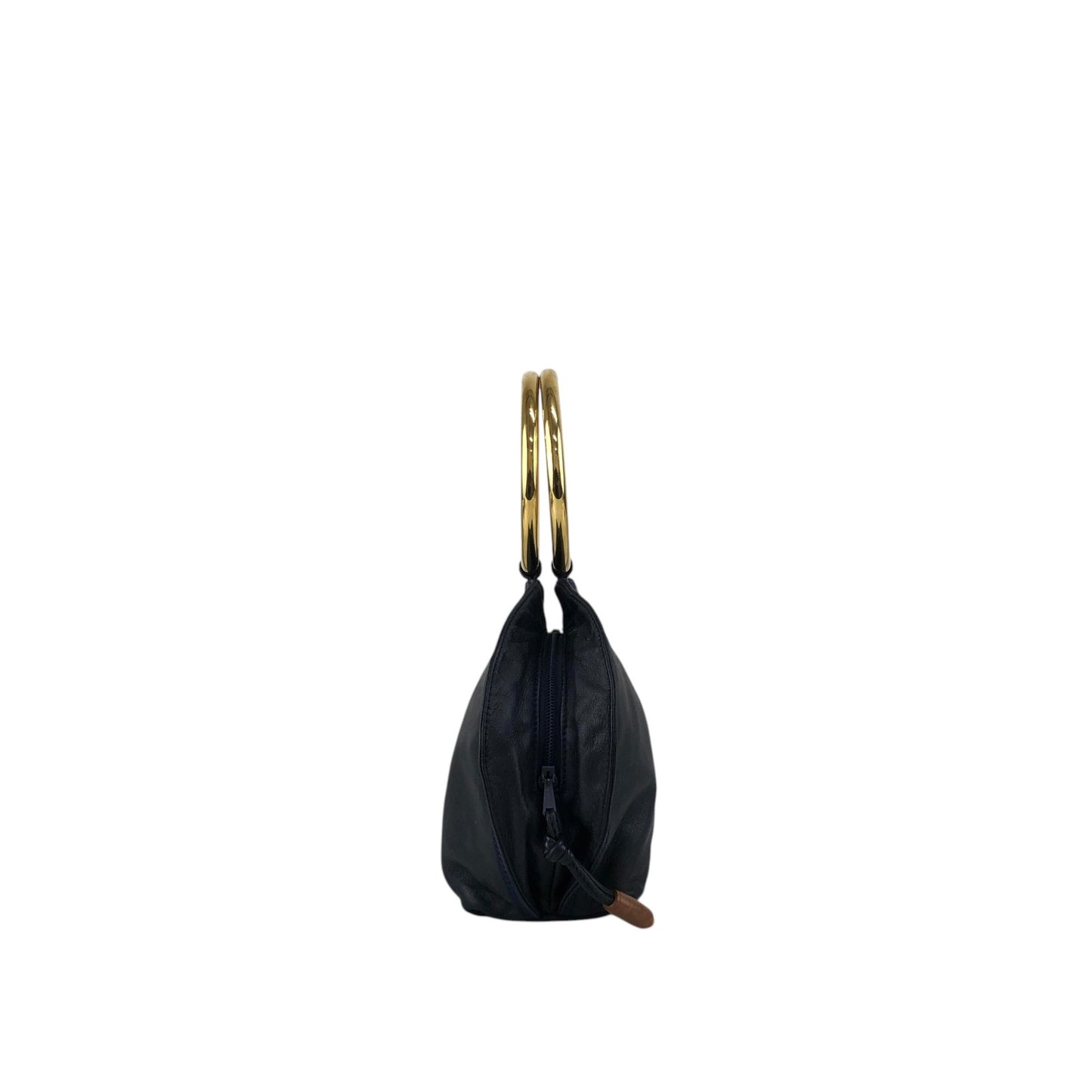 LOEWE Anagram Handbag Black Vintage atujby