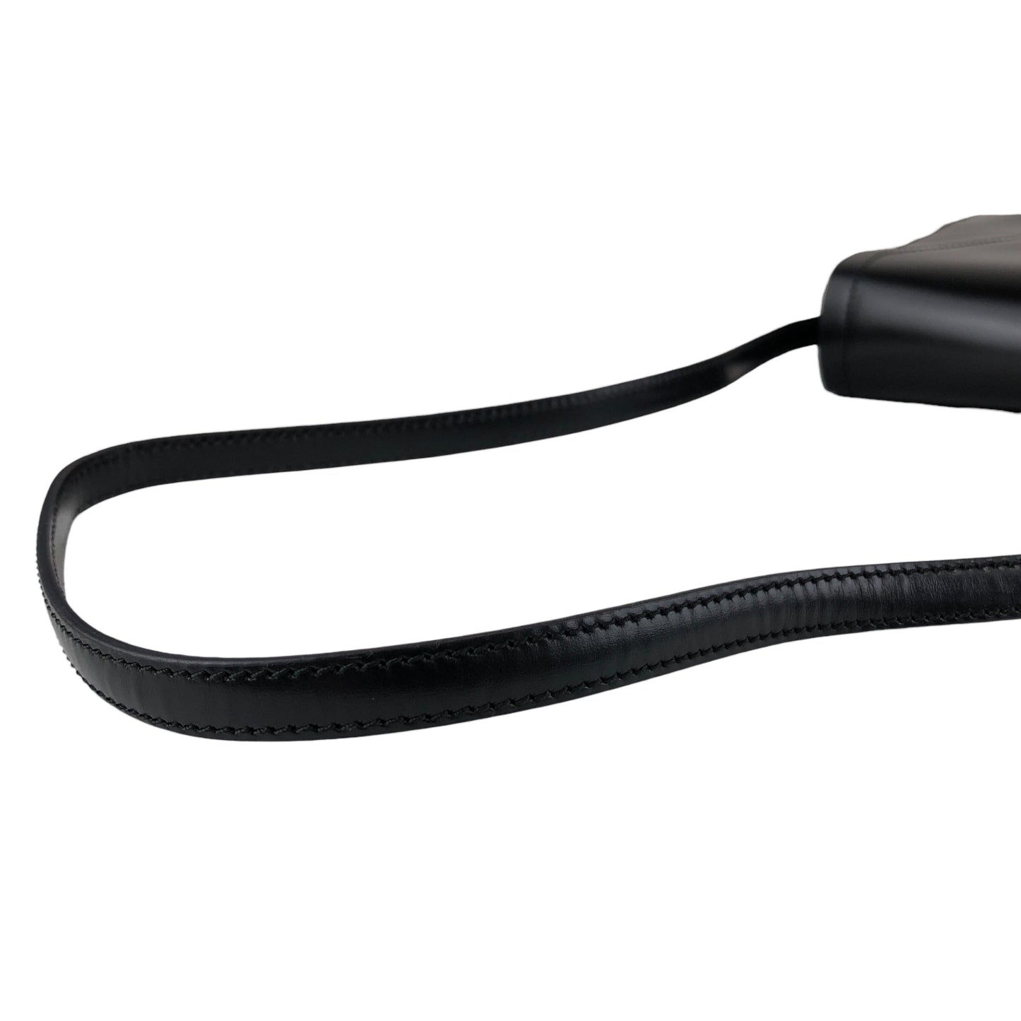 LOEWE Logo Shoulder bag Black Vintage unjut8