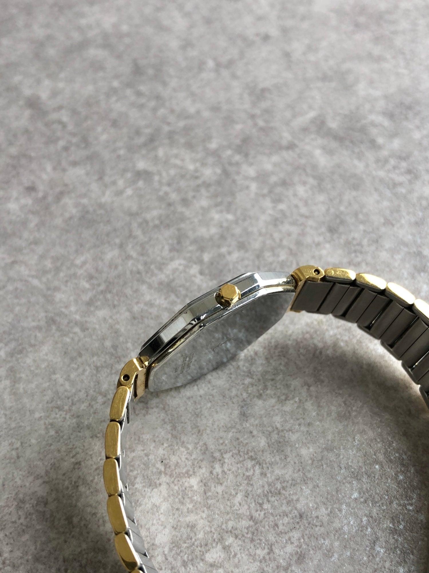 Yves Saint Laurent YSL Logo Watch Silver 2720-272269 Vintage