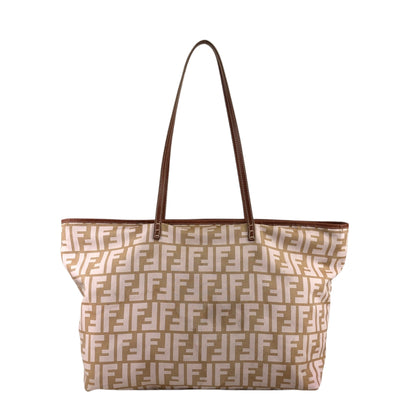 FENDI Zucca Totebag Beige Vintage knpjzs