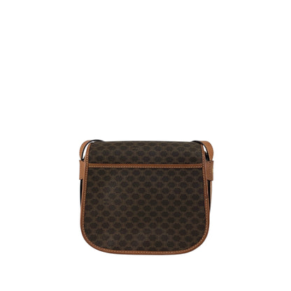 CELINE Macadam Blason Shoulder bag Brown Vintage uuvwb7