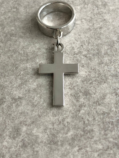 Christian Dior Ring Silver Vintage d2n645