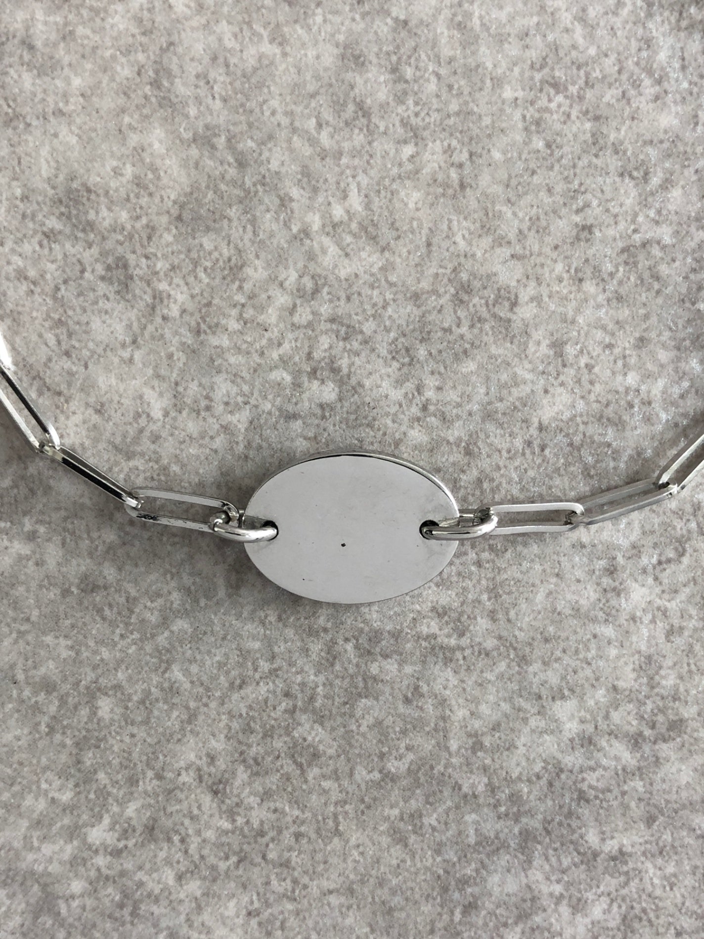 Christian Dior Logo Rhinestone Bracelet Silver Vintage v5ry85