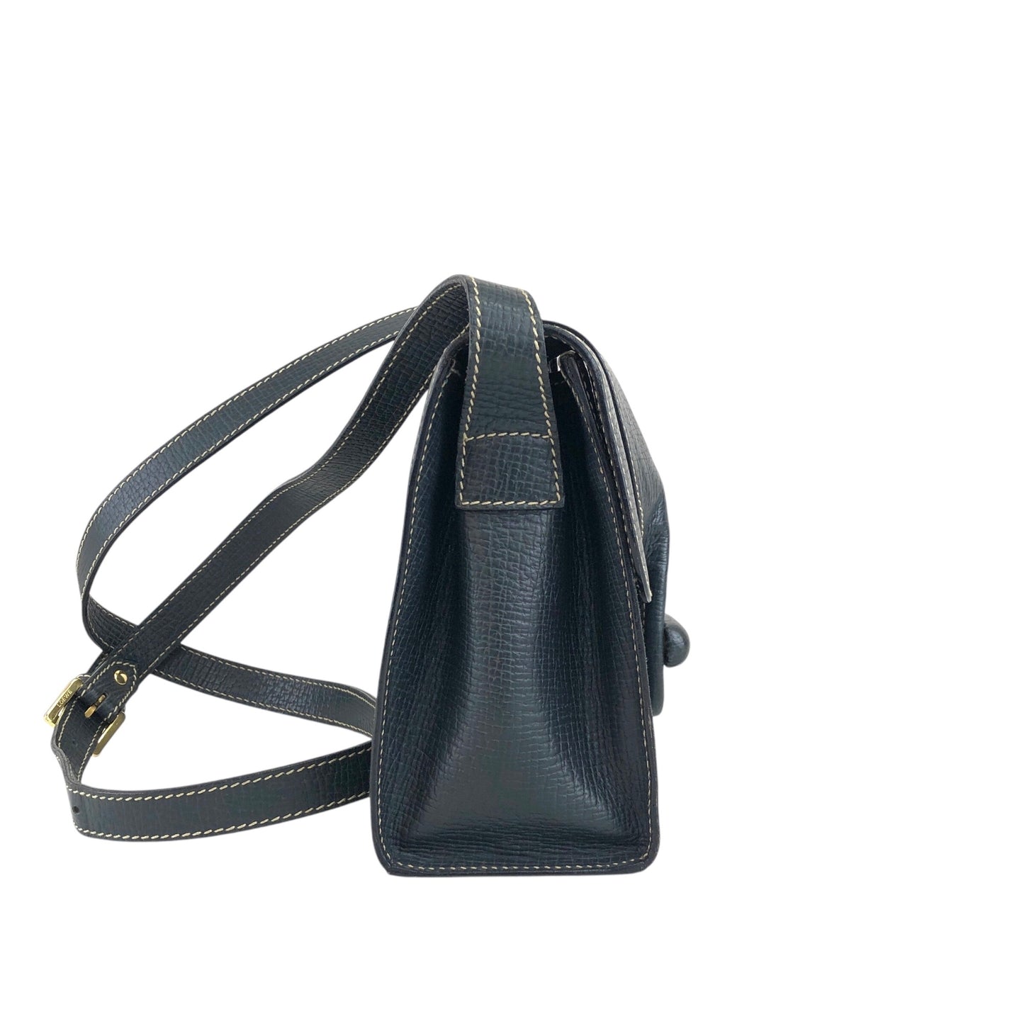 LOEWE Turn Lock Shoulder bag Navy Vintage spwcd3