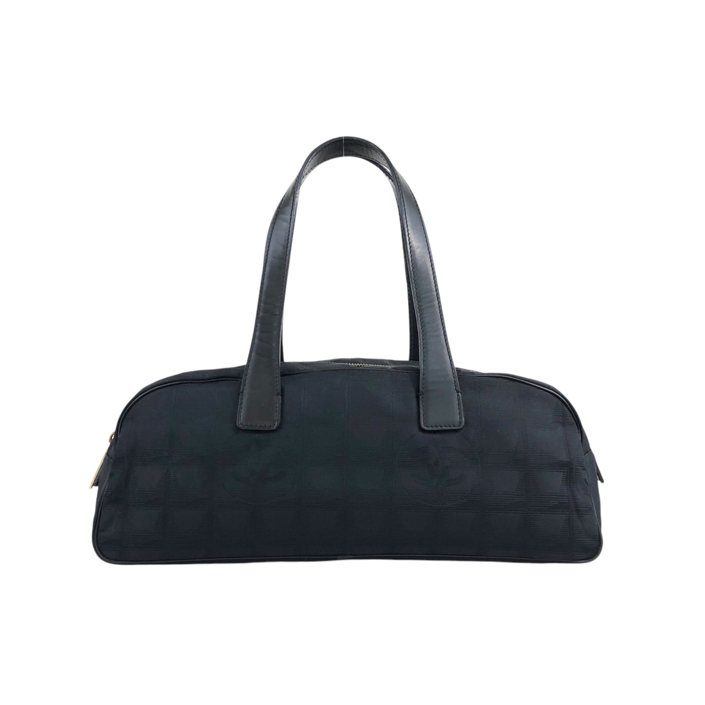 CHANEL New Travel Line Handbag Black Vintage x2dwvn