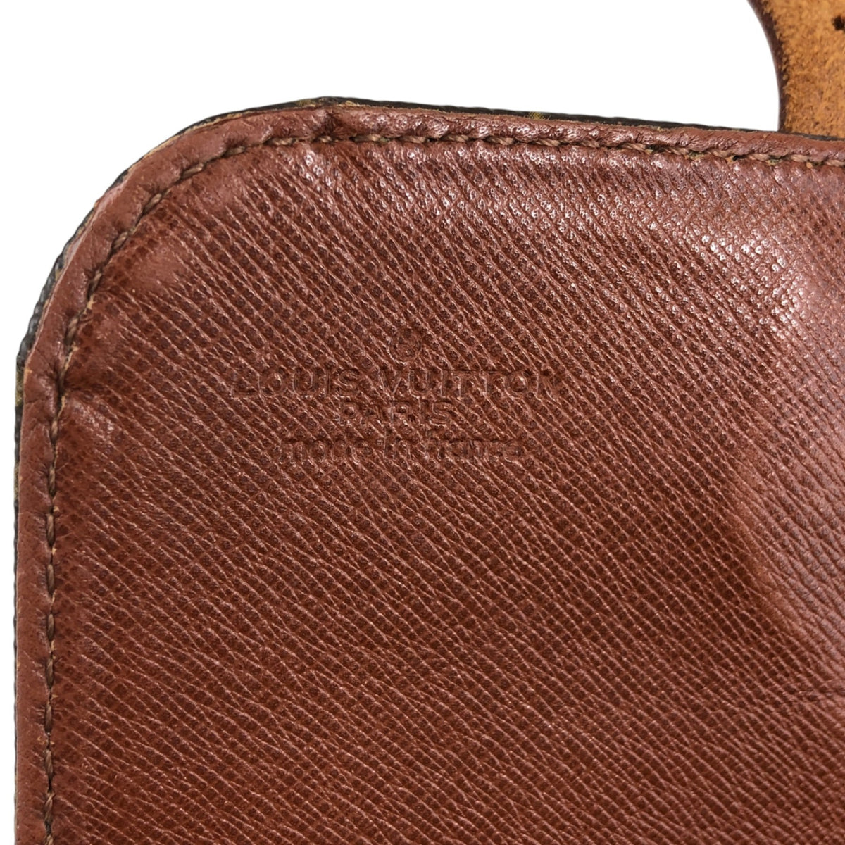 LOUIS VUITTON Monogram Shoulder bag Brown M51254 Vintage g6r5tz